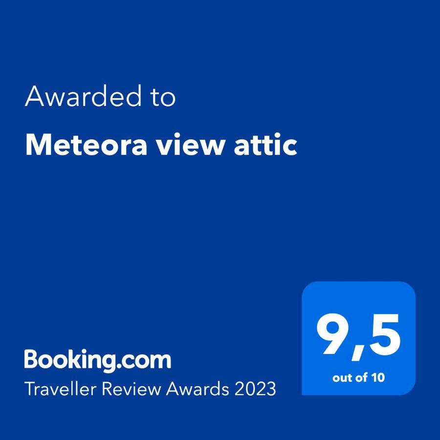 Meteora View Attic Apartment Kalambaka Bagian luar foto